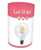 AMARCORDS LB701 Lampadina a LED 3000K 4w Vetro Chiaro Attacco E27