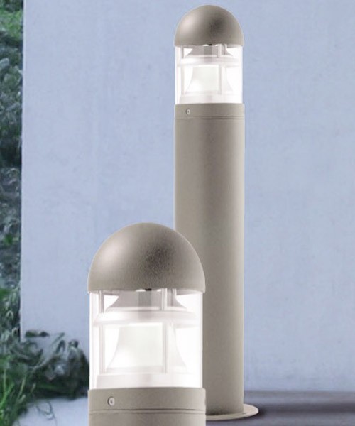 GLOBO Boston 3158 Lampada da Terra per Esterno Lampioncino Inox H. 45cm