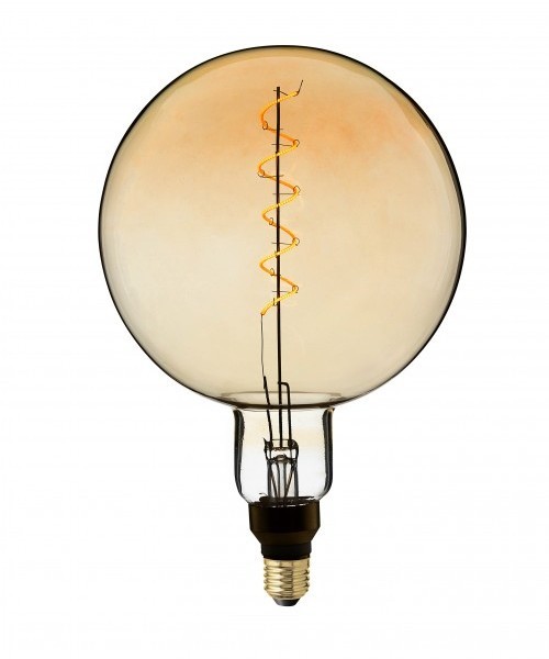 lampadina, decorativa, vintage, dimmerabile, filamento, amarcords, candela,  hipster, fiocco, lampo, ambra, design, e14, 30w